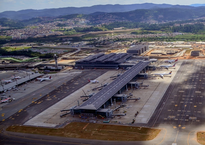 Aeropuerto Internacional de San Paolo foto por Portal da Copa Governo Brasileiro WIKIPEDIA